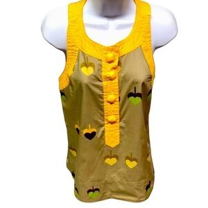 Marc By Marc Jacobs Heart Acorns Halter Blouse